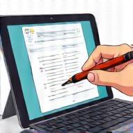 Image representing filling out a form online